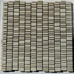 Мозаика Pixmosaic Мрамор Cream Nova матовая 31х30,7 см (PIX318)