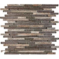 Мозаика Pixmosaic Камень и стекло из мрамора и стекла 28,6х30 см (PIX726)