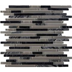 Мозаика Pixmosaic Камень и стекло из мрамора и стекла 28,6х30 см (PIX727)