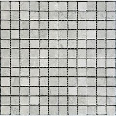 Мозаика Pixmosaic Мрамор Tundra Grey матовая 30,5х30,5 см (PIX329)