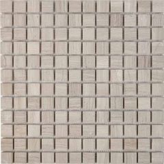 Мозаика Pixmosaic из мрамора White Wooden 30х30 см (PIX 256)