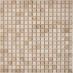Мозаика Pixmosaic из мрамора Cream marfil 30х30 см (PIX 231)