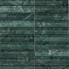 Мозаика Pixmosaic из мрамора Spider Green, Concave 30,5х31,8 см (PIX344)