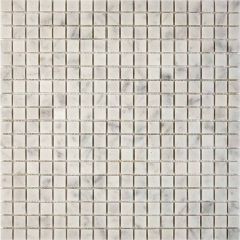 Мозаика Pixmosaic Мрамор Bianco carrara 30,5х30,5 см (PIX239)