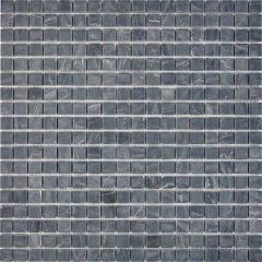 Мозаика Pixmosaic Мрамор Nero Marquna 30,5х30,5 см (PIX247)