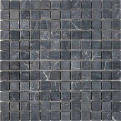 Мозаика Pixmosaic Мрамор Nero Marquna 30,5х30,5 см (PIX248)