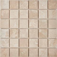 Мозаика Pixmosaic Мрамор Cream marfil 30,5х30,5 см (PIX233)