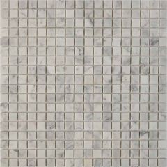 Мозаика Pixmosaic Мрамор Bianco carrara 30,5х30,5 см (PIX241)