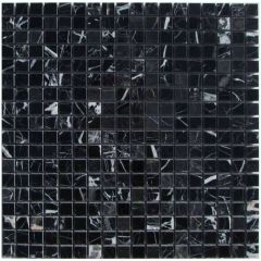 Мозаика Orro Mosaic Nero Marquina Pol 15x15 см