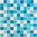 Мозаика Orro Mosaic (Орро Мозаик) Blue Lagoon темная 30х30 см