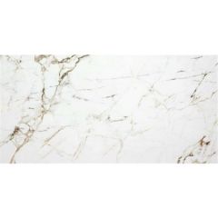 Керамогранит Stn Ceramica Aster Белый 60х120 см ректификат,  Полированный (P.E. PUL. ASTER WHITE 60X120 RECT)