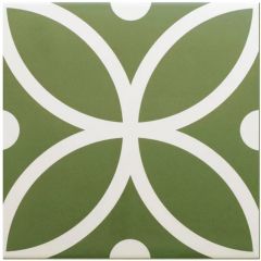 Керамогранит декор Equipe Rivoli bergen verde matt 20х20 см