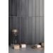 Настенная плитка Equipe (Эквип) Massimo Dark Black 5x40 см