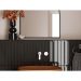 Настенная плитка Equipe (Эквип) Vitral Axis Black 5x40 см