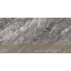 Ступень керамическая Global Tile (Глобал Тайл) Thor Серый 30х60 см ST220VG