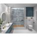Керамогранит Global Tile (Глобал Тайл) Moonlight Синий матовый 40x80 см, GT408013616MSR11
