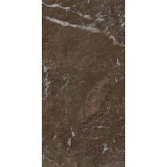 Керамогранит Gresse (Грессе) GRS05-26 Simbel tobaco коричневый мрамор с белыми прожилками 120х60 см