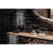 Мозаика Amadis Fine Tiles (Амадис) (Амадис Файн Тайлс) Short Stick Azabache 29.2x29.5 см (элемент 2х15 см)