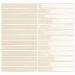Мозаика Amadis Fine Tiles (Амадис) (Амадис Файн Тайлс) Short Stick Ivory 29.2x29.5 см (элемент 2х15 см)