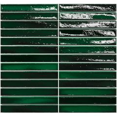 Мозаика Amadis Fine Tiles (Амадис Файн Тайлс) Short Stick Jungle Crackle 29.2x29.5 см (элемент 2х15 см)