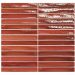 Мозаика Amadis Fine Tiles (Амадис) (Амадис Файн Тайлс) Short Stick Wild Coralito Crackle 29.2x29.5 см (элемент 2х15 см)