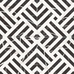 Керамогранит Etili Seramik Apollon Charcoal Black Pre-Cut 45x45 см