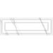 Керамогранит Eurotile (Евротайл) IMM1WT Insomnia 681 панель 29,5x89,5 см