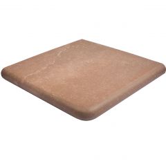 Угловая ступень Exagres Cartabon Stone Brown 33х33х4 см С0003496