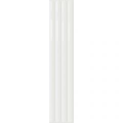Керамическая плитка DNA Tiles Plinto Out White Gloss 10,7х54,2 см (78803297)