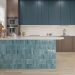 Керамическая плитка DNA Tiles (ДНА Тайлс) Calema Oval Ocean 5.2x16 см, 136318