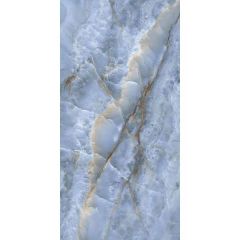 Керамогранит Ascale Bookmatch Onice Blue B Polished 160х320 см, ппп00078087