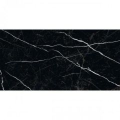 Керамогранит Sonex Nero Marquina Черный 60х120 см Полированный (NERO MARQUINA 600X1200)