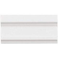 Бордюр Adex Neri Cornisa Clasica Blanco Z 7.5x15 см