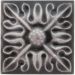 Вставка Adex (Адекс) Studio Taco Relieve Flor 2 Volcanico 3x3 см