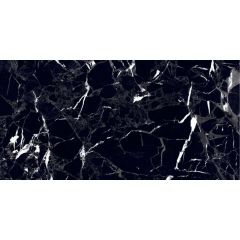 Керамогранит Avroria (Аврория) AM22-17 Ella Black High черный мрамор 120х60 см