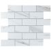 Мозаика Bonaparte (Бонапарт) Brick Calacatta Gold Матовая 28.75x29.2 см (чип 4,5x9,5 см)