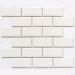 Мозаика Bonaparte (Бонапарт) Brick White Глянцевая 28.75x29.2 см (чип 4,5x9,5 см)
