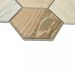 Мозаика Bonaparte (Бонапарт) Wood comb Матовая 29.5x25.6 см (чип 9,5x11 см)