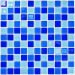 Мозаика Bonaparte (Бонапарт) Blue wave-2 Глянцевая 30x30 см (чип 2,5x2,5 см)
