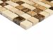Мозаика Bonaparte (Бонапарт) Turin 15 Полированная 30.5x30.5 см (чип 1,5x1,5 см)