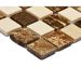 Мозаика Bonaparte (Бонапарт) Turin-15 slim Полированная 30.5x30.5 см (чип 1,5x1,5 см)