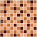 Мозаика Bonaparte (Бонапарт) Coffee Mix Глянцевая 30x30 см (чип 2,5x2,5 см)