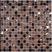 Мозаика Bonaparte (Бонапарт) Crystal brown Глянцевая 30x30 см (чип 1,5x1,5 см)