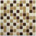 Мозаика Bonaparte (Бонапарт) Latte mix Глянцевая 30x30 см (чип 2,5x2,5 см)
