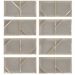 Настенная плитка Wow (Вау) Yoko Origami Pewter 6.25x12.5 см