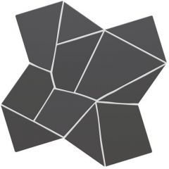 Керамогранит Wow (Вау) Trencadis Gaudi Basalt 25.5x25.5 см