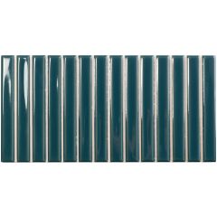 Керамическая плитка Wow (Вау) Sweet Bars Peacock Blue 12,5x25 см