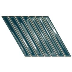 Керамическая плитка Wow (Вау) Spike Bars A Peacock Blue 15x25,9 см