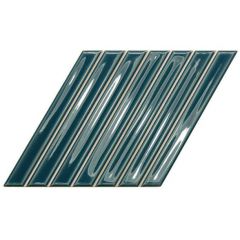 Керамическая плитка Wow (Вау) Spike Bars B Peacock Blue 15x25,9 см