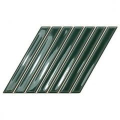 Керамическая плитка Wow (Вау) Spike Bars B Royal Green 15x25,9 см